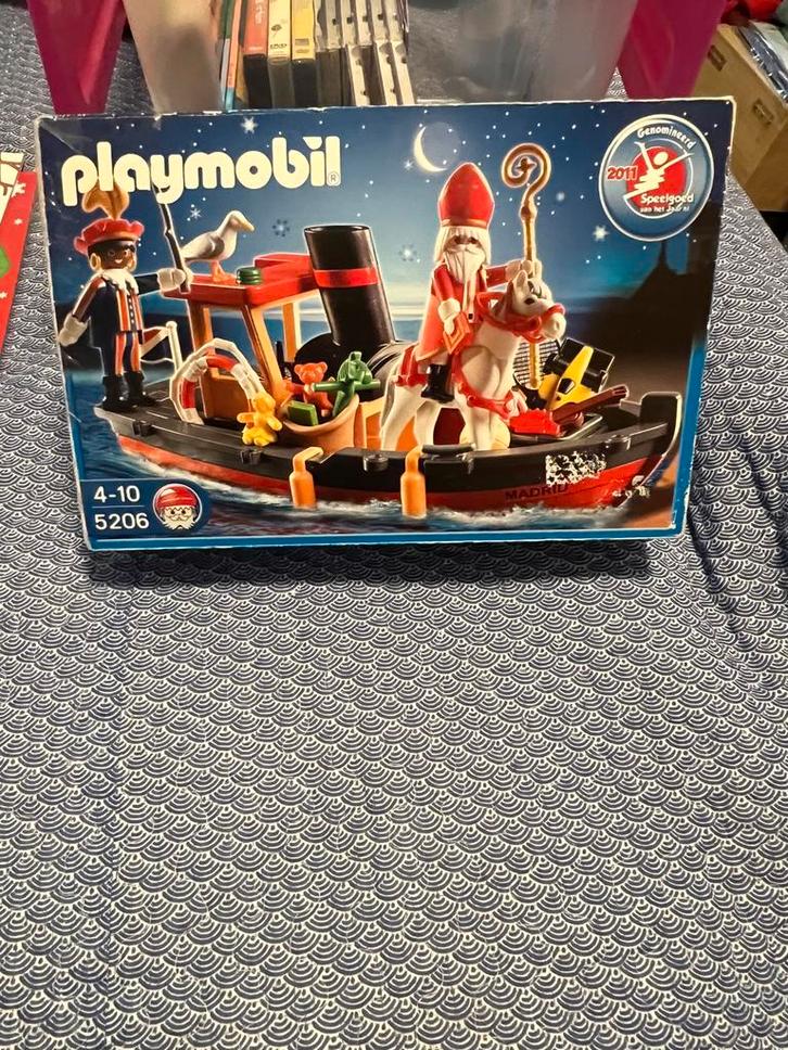 Playmobil boot sinterklaas, Diversen, Sinterklaas, Zo goed als nieuw, Ophalen of Verzenden