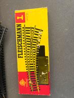 Fleischmann 1721 H0 Wissel - 2 stuks, Gebruikt, Gelijkstroom, Fleischmann, Rails