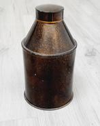 vintage braun blik  met gouden accenten, Verzamelen, Ophalen of Verzenden, Gebruikt, Overige
