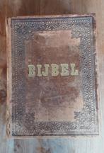 Oude antieke bijbel, Antiek en Kunst, Antiek | Boeken en Bijbels, Ophalen of Verzenden