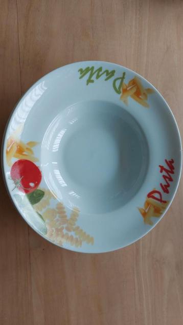 4 Pastaborden - Pasta Thema beschikbaar voor biedingen