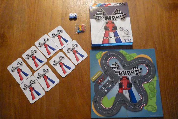 (Bordspel) '' GRAND PRIX ''., Hobby en Vrije tijd, Gezelschapsspellen | Bordspellen, Zo goed als nieuw, Een of twee spelers, Drie of vier spelers