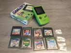 Game boy color lime met spellen, Spelcomputers en Games, Spelcomputers | Nintendo Game Boy, Ophalen of Verzenden, Gebruikt, Game Boy Color