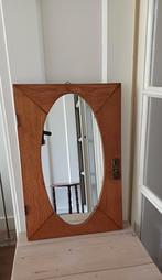 Lief ovaal deur-spiegeltje, Antiek en Kunst, Minder dan 100 cm, Minder dan 50 cm, Ophalen, Ovaal