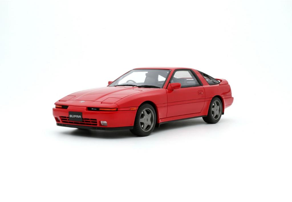 Toyota Supra MK3 Super Rood 1986 1/18 OTTO MOBILE R. OT1144, Verzenden, Nieuw, Auto, OttOMobile