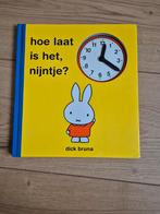 Hoe laat is het, Nijntje? - Dick Bruna, Ophalen of Verzenden, Gelezen, Dick Bruna, Uitklap-, Voel- of Ontdekboek