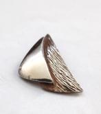 Hermann Siersbol DK, 8Kt witgouden hanger, glad en bewerkt, Ophalen, Nieuw, Wit, Goud