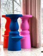 Moooi Antiques barstool kleur blauw, roze en oranje, Huis en Inrichting, Barkrukken, Nieuw, 60 tot 90 cm, Kunststof, Ophalen