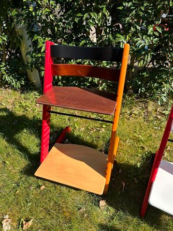 Stokke tripp trapp verstelbare stoel “bonte kleuren”  beschikbaar voor biedingen