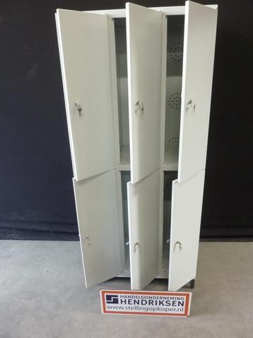 ZGAN Locker / lockerkast 6-vaks kledingkast / kluisjeskast beschikbaar voor biedingen