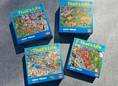 4x legpuzzel van 1000 stukjes van That's Life, compleet, Hobby en Vrije tijd, Denksport en Puzzels, Zo goed als nieuw, Ophalen of Verzenden