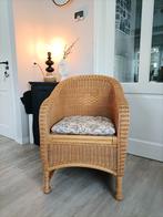 Rotan fauteuil in zeer nette staat!, Huis en Inrichting, Fauteuils, Ophalen of Verzenden, Zo goed als nieuw, Minder dan 75 cm