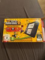 Nintendo 2DS met Super Mario Bros!, Zwart, 2DS, Ophalen of Verzenden, Gebruikt