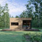 Tiny Cabin – Luxe designer cabin, gastenverblijf, tuinstudio, Huizen en Kamers, Recreatiewoningen te koop, Overige soorten, 22 m²