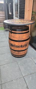 Heineken Wijnvat Tafel, Huis en Inrichting, Tafels | Statafels, Ophalen of Verzenden, Gebruikt