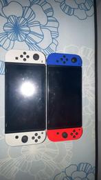 Nintendo switch en Nintendo switch OLED, Switch OLED, Ophalen of Verzenden, Zonder controller, Gebruikt