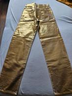 Gouden Jeans Zara maat 34, Overige kleuren, Zara, Ophalen of Verzenden, Zo goed als nieuw