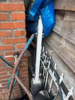 Tuinhek met 2 palen, Ophalen, Gebruikt, IJzer, Sierhekwerk