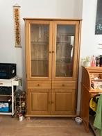 Mooie massief eikenhouten kast - 120 breed, Ophalen, Gebruikt, Eikenhout, Met lade(s)