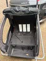 Fietskar voor 2 kinderen - Max. 40 kg laadvermogen, Ophalen, Gebruikt, Opvouwbaar, Kinderkar