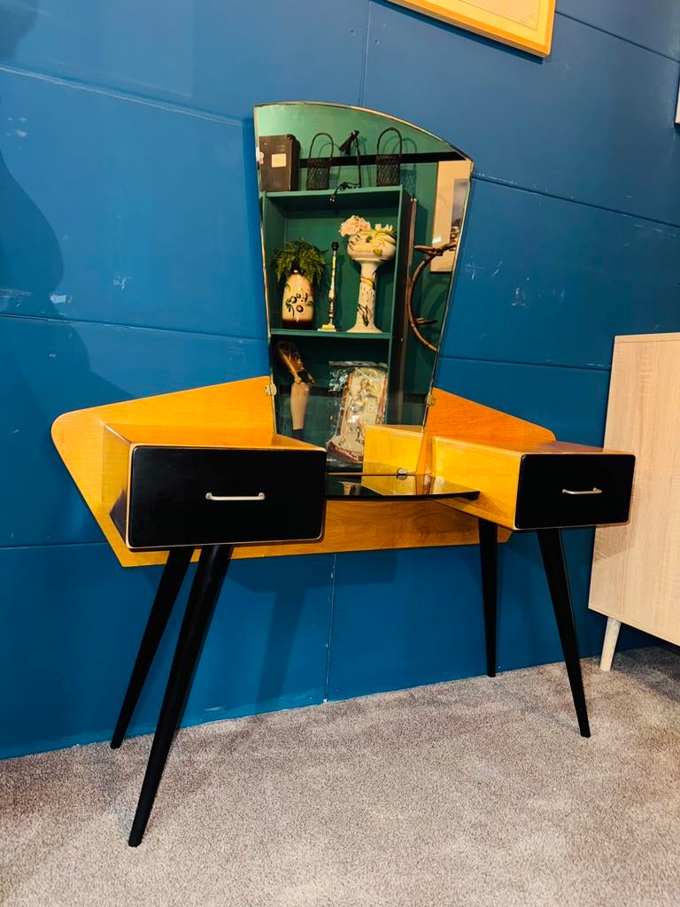 Retro vintage dressing table kaptafel vanity table, Ophalen, A, A, A