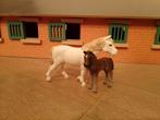 Schleich Pony met veulen, Ophalen of Verzenden, Zo goed als nieuw, Overige typen