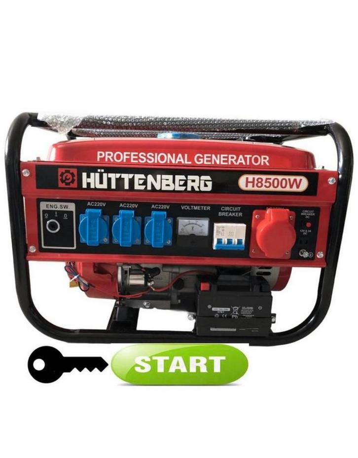 Aggregaat nieuw elektrische start”, Tuin en Terras, Hand-tuingereedschap, Zo goed als nieuw, Ophalen