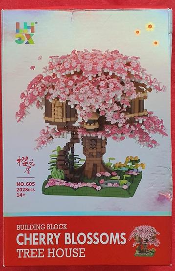MINI BLOCKS (GEEN LEGO) CHERRY BLOSSEM. COMPLEET 2028 PCS beschikbaar voor biedingen
