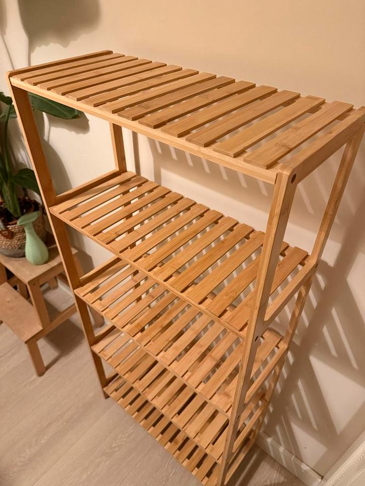 Bamboe Opbergrek / keuken / Badkamer kast (nieuw), Huis en Inrichting, Kasten | Stellingkasten, Nieuw, Ophalen