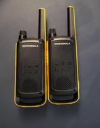 Walkie-talkie set van Motorola - nauwelijks gebruikt, 5 tot 15 km, Ophalen of Verzenden, Zo goed als nieuw, Portofoon of Walkie-talkie