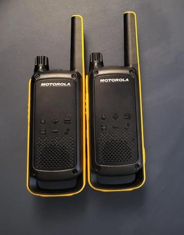 Walkie-talkie set van Motorola - nauwelijks gebruikt beschikbaar voor biedingen