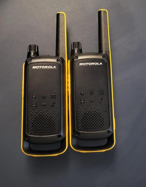 Walkie-talkie set van Motorola - nauwelijks gebruikt, Telecommunicatie, Portofoons en Walkie-talkies, Zo goed als nieuw, Portofoon of Walkie-talkie