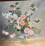 Olieverf schilderij vaas met bloemen, Ophalen