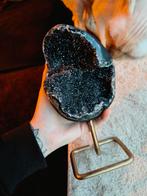 Zwarte galaxy amethist, Verzamelen, Mineralen en Fossielen, Ophalen of Verzenden