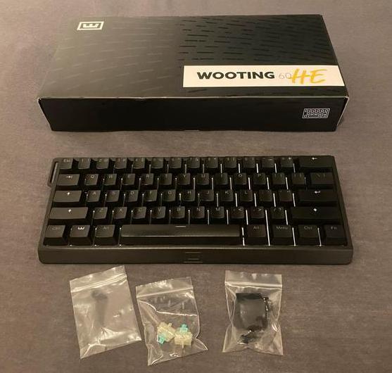 Wooting 60HE Toetsenbord - In Goede Staat, Computers en Software, Toetsenborden, Zo goed als nieuw, Qwerty, Bedraad, Gaming toetsenbord