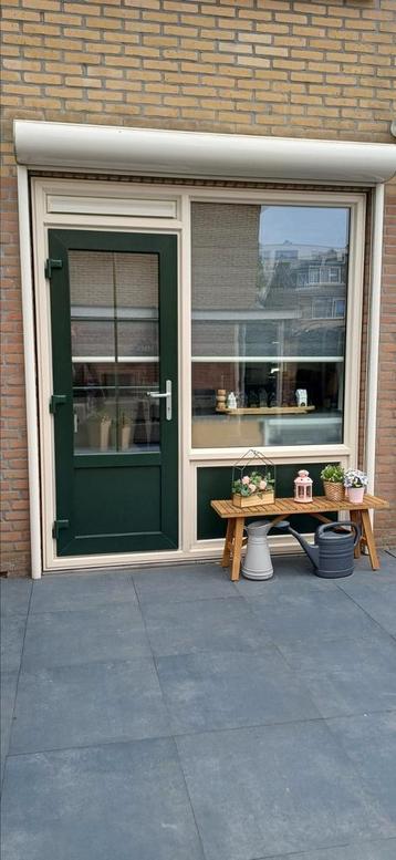 Kunstof Kozijnen excl rolluiken. Incl hordeur plissé  beschikbaar voor biedingen