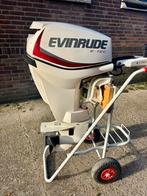 Evinrude E Tec 25 pk kortstaart 2016, Watersport en Boten, Buiten- en Binnenboordmotoren, Ophalen, Zo goed als nieuw, Benzine