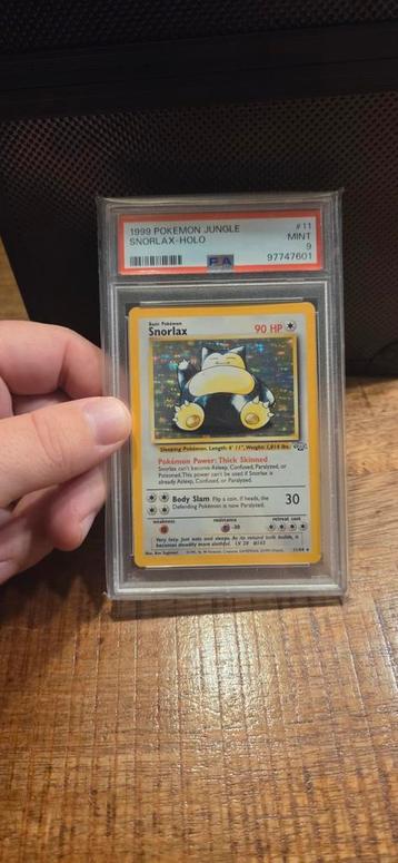 Snorlax Holo - 1999 Jungle - PSA 9 beschikbaar voor biedingen