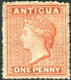 SG 7B Postzegel Antigua: Queen Victoria 1867 [ongebruikt]., Ophalen of Verzenden, Postfris, Midden-Amerika