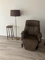 Gouden brons staande vloerlamp dimmer, Huis en Inrichting, Lampen | Vloerlampen, Ophalen of Verzenden, Zo goed als nieuw, 150 tot 200 cm