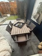 Tuinset Bois Le Duc, Tuin en Terras, Tuinsets en Loungesets, Ophalen, 6 zitplaatsen, Teakhout, Zo goed als nieuw