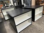Grote Presentatie Meubels *Zwart houtlook *Winkel inrichting, Ophalen of Verzenden, Gebruikt, 25 tot 50 cm