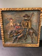 Houten snijwerk Don Quijote en Sancho Panza, Ophalen