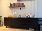 Dressoir zwart, Huis en Inrichting, Kasten | Dressoirs, Ophalen, Overige materialen, Gebruikt, Met deur(en)