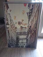 Schilderij van Parijs met luchtballonnen, Huis en Inrichting, Woonaccessoires | Schilderijen, Tekeningen en Foto's, Oorspronkelijke maker