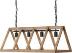 Brilliant hanglamp Matrix Wood hout (Nieuwprijs €350), Huis en Inrichting, Lampen | Hanglampen, Minder dan 50 cm, Nieuw, Metaal