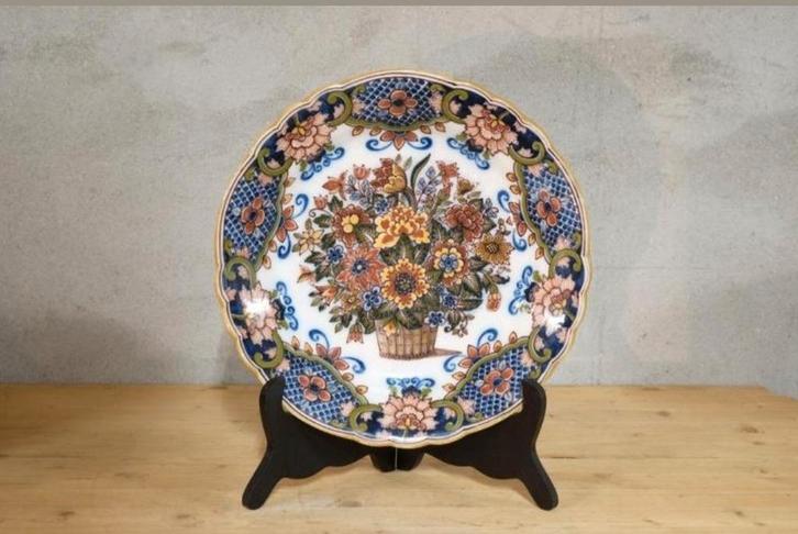 Makkum Tichelaar Wandbord BO 27 - Handbeschilderd, Antiek en Kunst, Antiek | Schalen, Ophalen of Verzenden