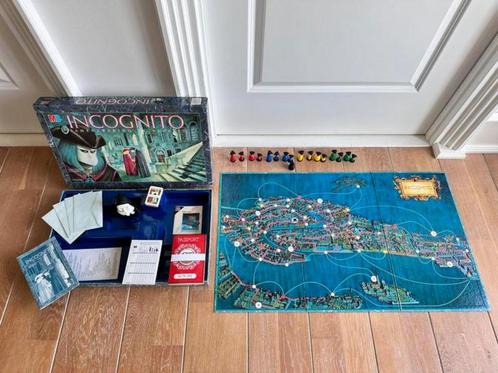 Incognito vintage spannend bordspel van MB. Groot model!, Hobby en Vrije tijd, Gezelschapsspellen | Bordspellen, Ophalen