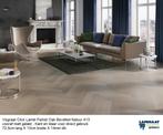Visgraat click Lamel Parket Oak Brushed 413 14mm €31,95m2, Parket, Visgraat Lamel parket vooraf gelakt, 75 m² of meer, Nieuw