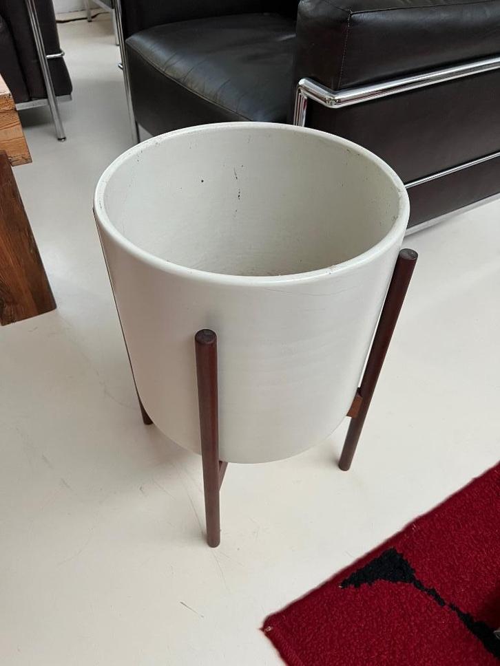 Grote Case Study bloempot, keramiek, Mid Century Modern, Tuin en Terras, Bloempotten, Gebruikt, Aardewerk, Binnen, Balkon, 40 tot 70 cm